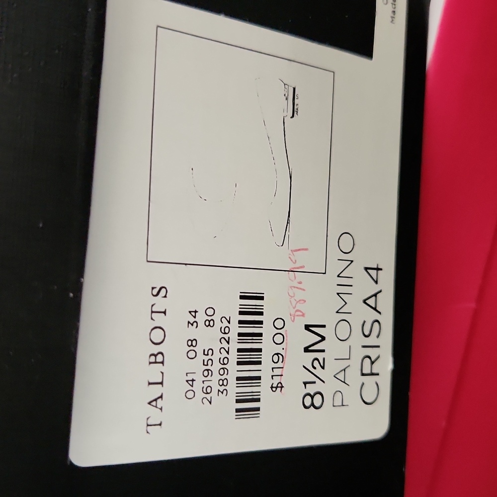 Talbots Crisa4 flats New In Box - Picture 5 of 5